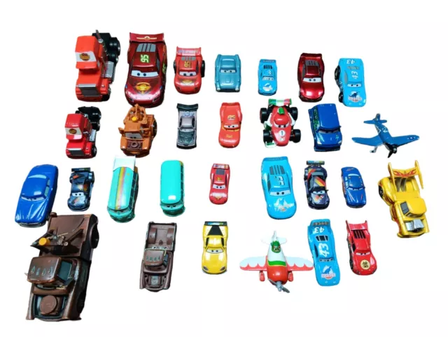 Disney Pixar Diecast Cars Bundle Job Lot Pixar Vehicles . Mcqueen Tex Dinoco