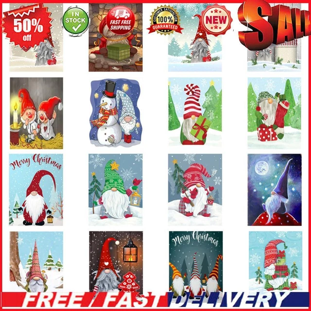 40x50cm Paint By Numbers Gnome Oil for Adults Children Room Home Wall Decor Gift