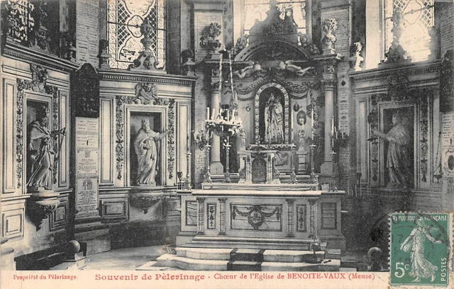 CPA Choeur de L'Eglise de BENOITe-VAUX