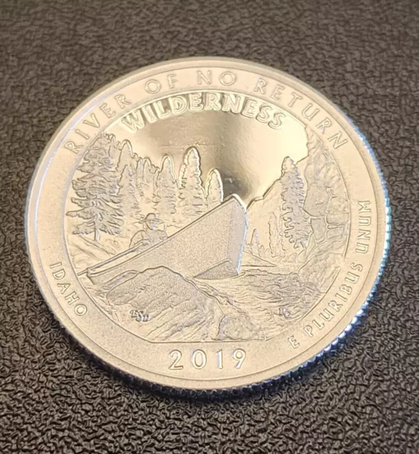 2019 S Silver Proof River of no Return ATB Quarter - 99% Silver