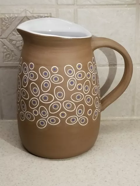 Sumiko Takada Studio Pottery 8" Pitcher Mid Century Design Excellent Condition!!