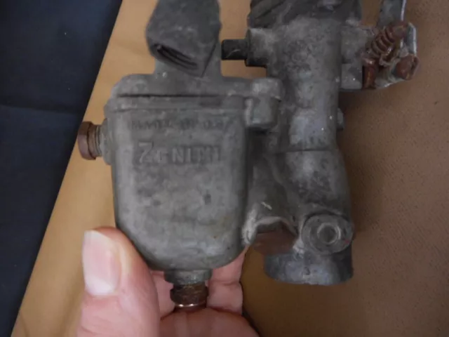 Vintage Zenith Carburetor Unknown Selling as found
