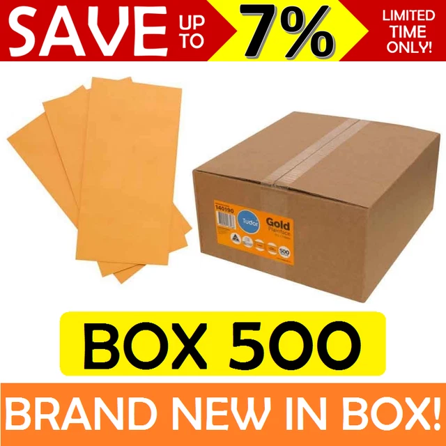 new-500x-tudor-gold-peel-strip-seal-envelopes-305mm-x-150mm-mailing