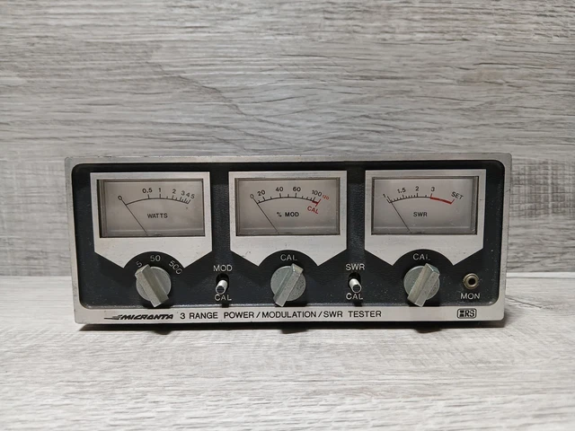Testeur Micronta Radio Shack 21-522 - Puissance/Modulation/SWR Pour CB Et Ham - Occasion