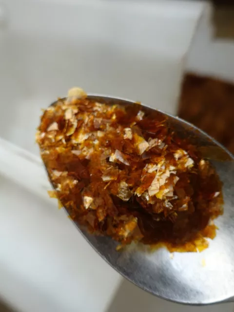 Escamas de goma laca dorada 300 g envío gratuito