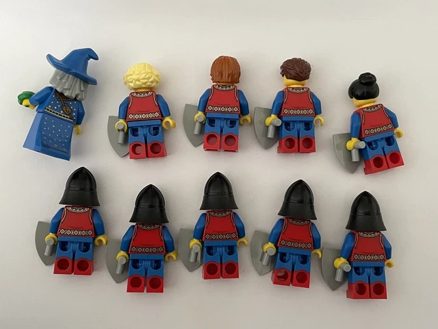 LEGO CASTLE 2024 Minifigure x 10 Lion Knight Soldier, Wizard