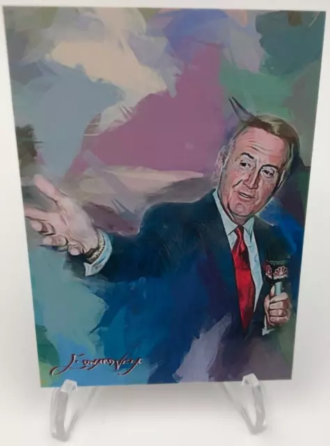 VIN SCULLY #18 Limited Edition Sketch Art Card SP/50 Edward Vela Signed DODGERS