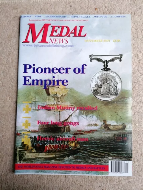 Medal News November 2003 - Indian Mutiny - Loyal Regiment Badges