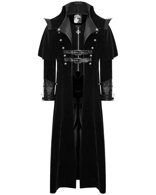 Punk Rave Fashion Steampunk Vest Gothic Leather Retro Elegant Palace Men  Jacket