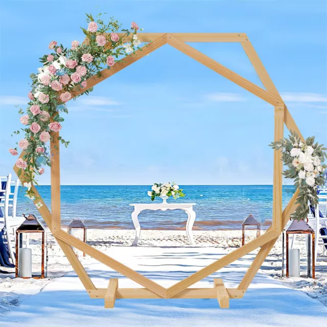 Extra Large Wooden Wedding Arch Backdrop Stand for Vineyard/Garden/Boho Wedding