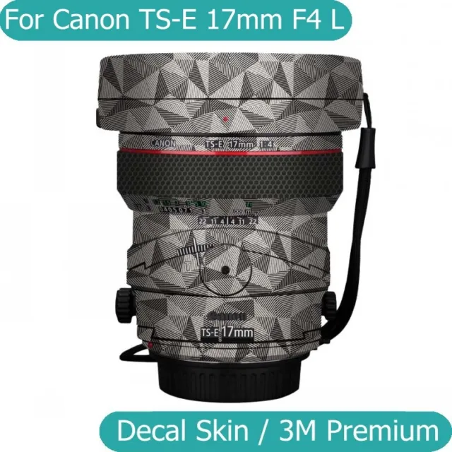 For Canon TS-E 17mm F4 L Decal Skin Vinyl Wrap Film Camera Lens Sticker TS-E17