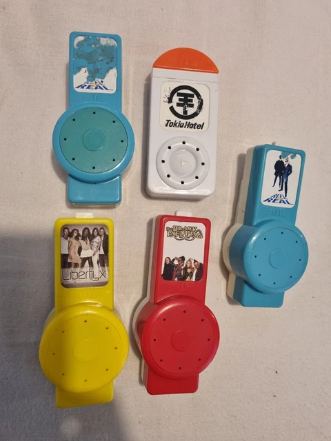 McDonalds Happy Meal Spielzeug Vintage Spieluhr Liberty X schwarzäugige Erbsen Tokio Hotel