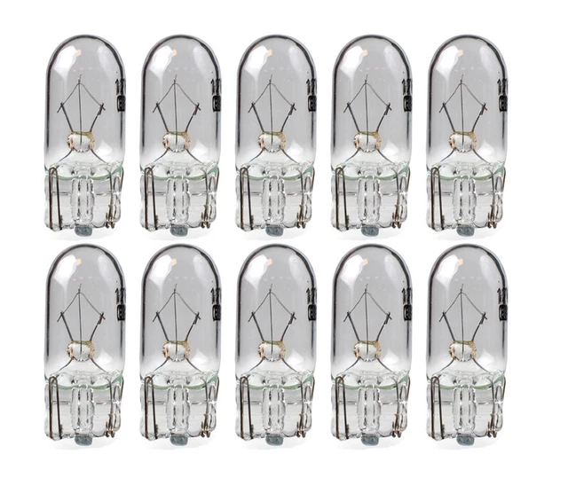 10X STANDLICHT PKW T10 W5W 5W 12V W2,1x9,5d Glühlampe Birne Glassockel ...