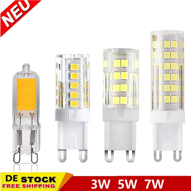 G9 LED COB Birne 3W 5W 7W Warmweiß Leuchtmittel führte Energiesparlampen sockel