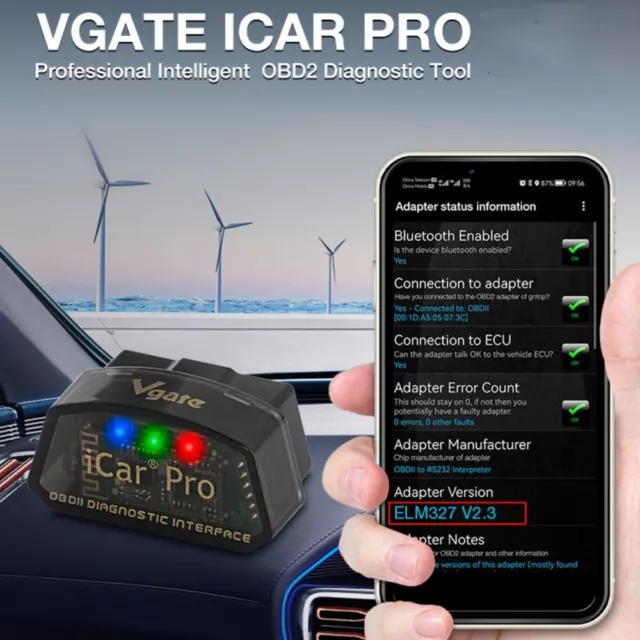 guasto Scanner OBD2 Strumenti diagnostici Vgate iCar Pro Scanner WiFi per auto