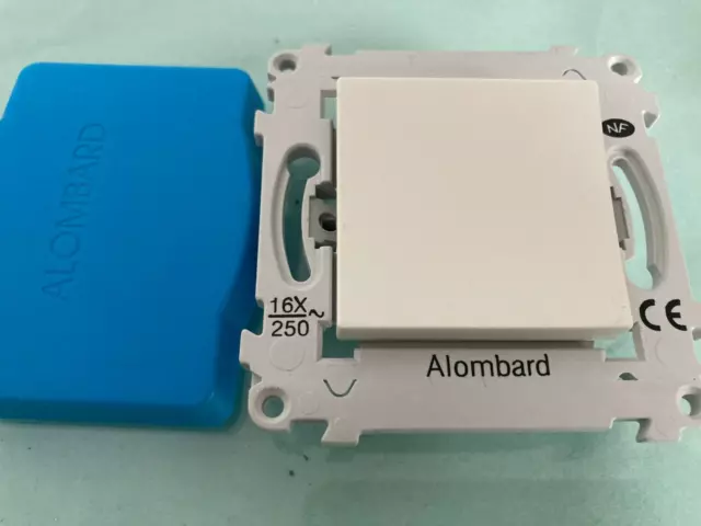 ALOMBARD  Interrupteur Va et Vient  Alvais  Blanc ALB81051