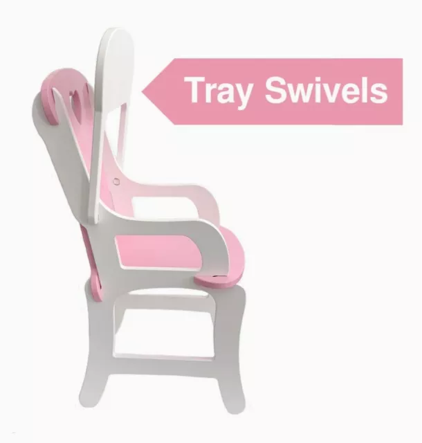 London Kate Brand Wooden High Chair Dollhouse Accessory For 18" Doll - NEW London Kate Brand Wooden High Chair Dollhouse Accessory For 18" Doll - NEW
