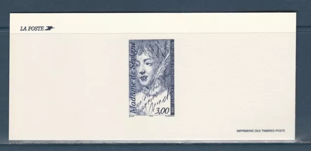 gravure épreuve   madame de Sévigné     1996