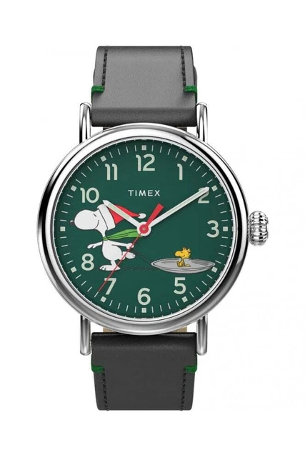 Montre Timex Snoopy - Édition Spéciale Peanuts - Snoopy Patinage Artistique - TW2V60200 - Neuve