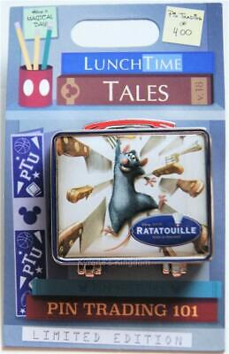 Disney World Lunch Time Tales Ratatouille Remy Chef Lunch Box Hinged Pin Le 1500