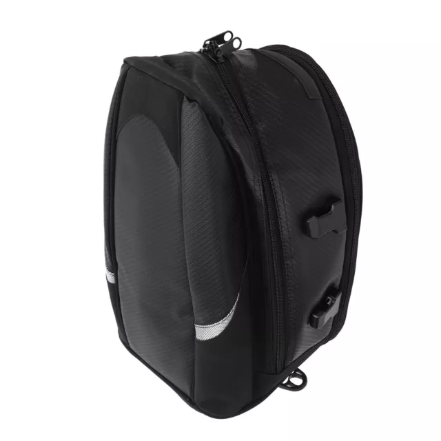 SPG Motorcycle Tail Bag Waterproof Luggage Storage Expandable Backpack Rear