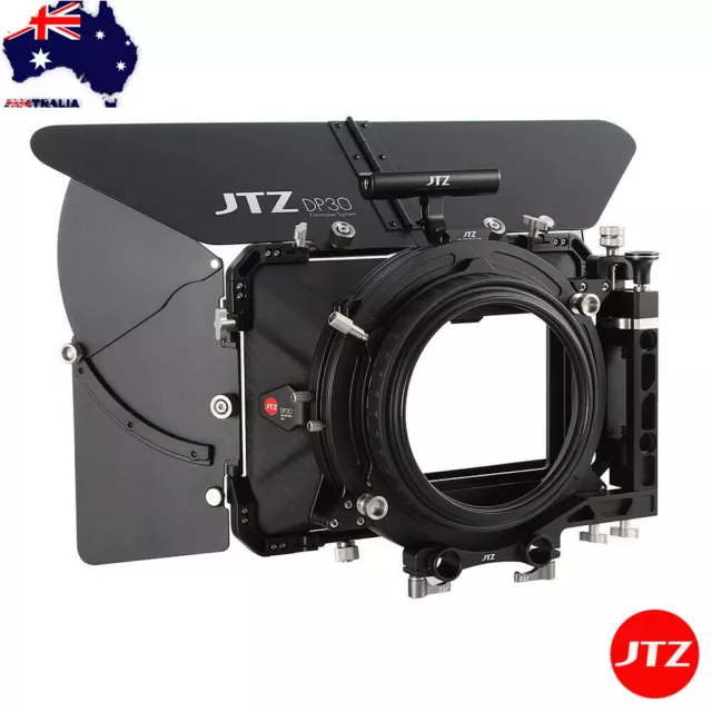 JTZ DP30 4x5.65" Matte Box 15mm/19mm Carbon Fiber For Canon Film Sony RED