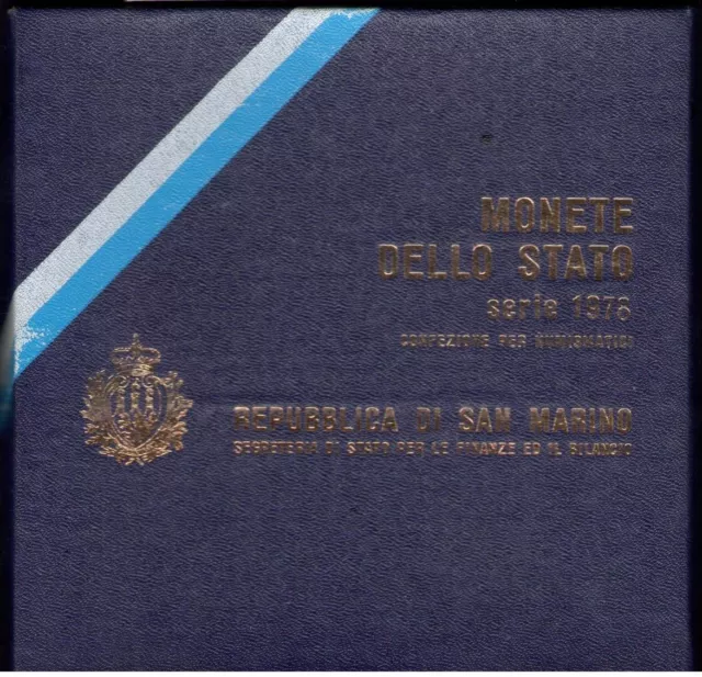 1978 Repubblica di San Marino, Monete Divisionali,FDC con 500 lire in argento