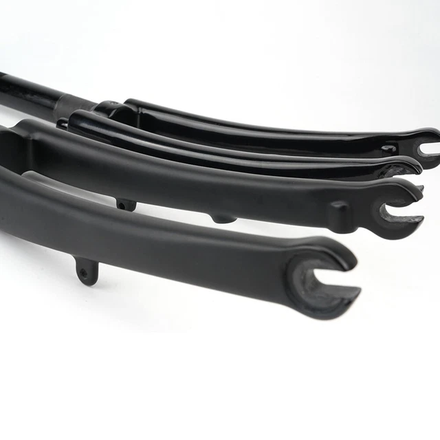 L.BAN Fourche Suspendue Vélo de Route en Acier 700C Fourche Rigide 1 Pouce 25,4 mm 1 Disque V