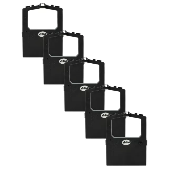 5x Ink Ribbon for ICL 623082 Black
