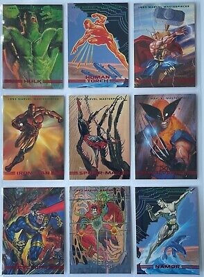 1993 Marvel Masterpieces Skybox Cards - You Pick To Complete Your Set !