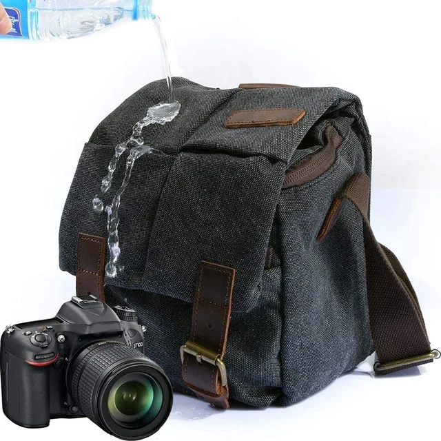 DSLR SLR Camera Shoulder Bag Case Waterproof Shockproof For Canon Nikon EOS Sony