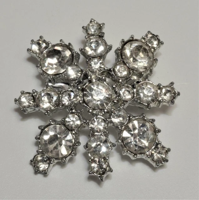 Broche De Cravate Ornée D'une Couronne En Argent Et Cristal - Thème