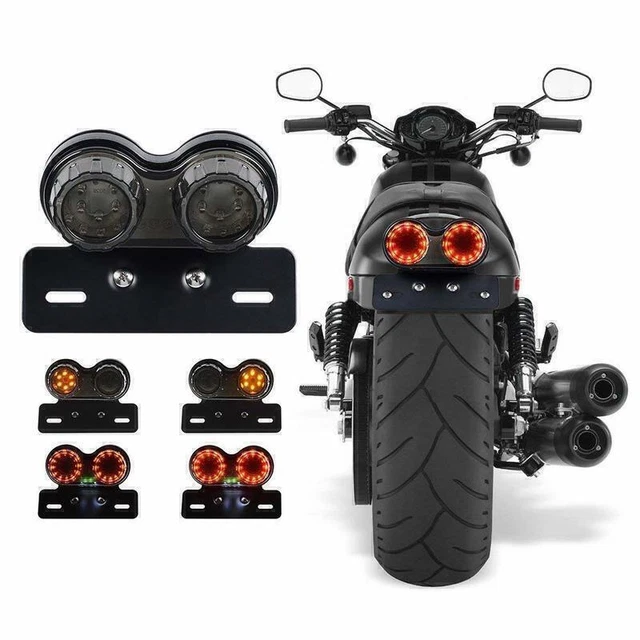 Feu ArriÈre De Moto à Led Clignotant Feu Stop Approuvé E Feu 