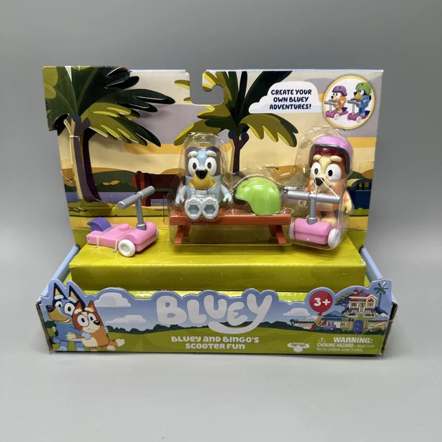 BLUEY AND BINGO'S Scooter Fun Kids Toys Bluey Bingo Scooters Doll Play