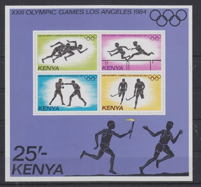 Kenia Block 23 postfrisch Olympische Spiele #RN969