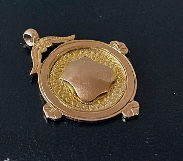 ANTIQUE 1920'S 9CT Gold Full Chester Hallmarks Watch Chain Fob £215.00