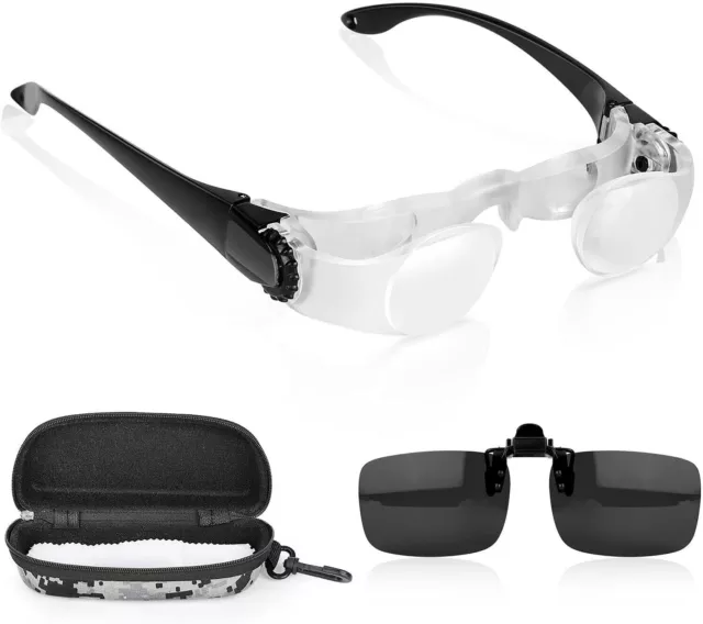 Professional Hands-Free Binocular Glasses for Fishing,Sport,Concert,Opera,TV(4X)