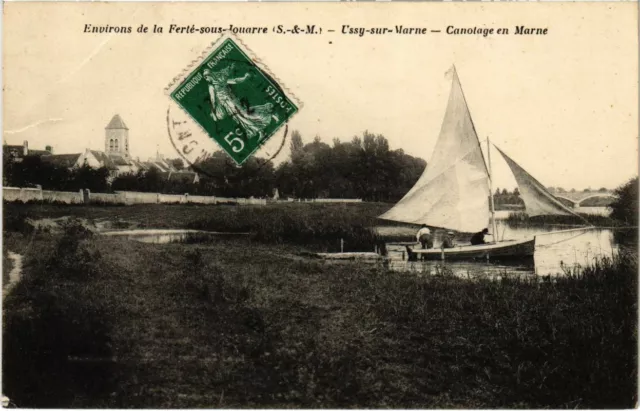 CPA Ussy-sur-Marne - Canoeing in the Marne - Environs de la Ferte-Louarre (1038258)