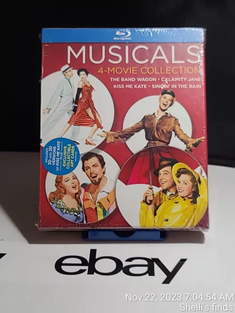 Musicals 4-Movie Collection (Blu-ray, 2015, Warner Brothers) Digipak New Sealed