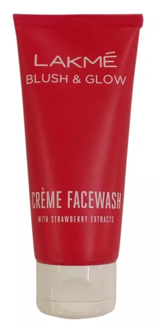 @Lakm?? Blush & Glow Creme Face Wash With Strawberry 100g