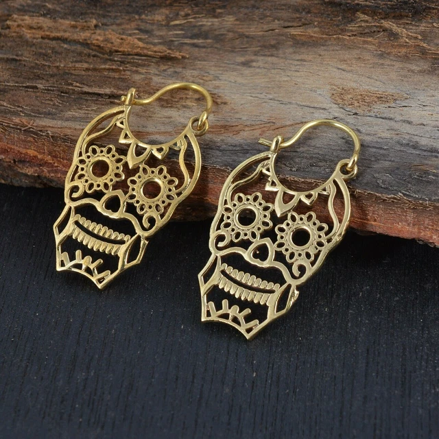 Halloween Horror Scary Ghost Skull Hoop Boucles d'oreilles Bijoux...
