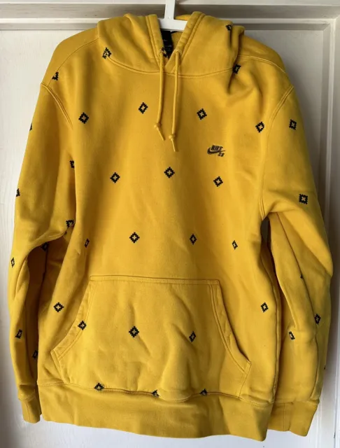 Nike Sb / Mens Hoodie / Xxl / Yellow / Authentic / Skate / 2Xl / Pullover