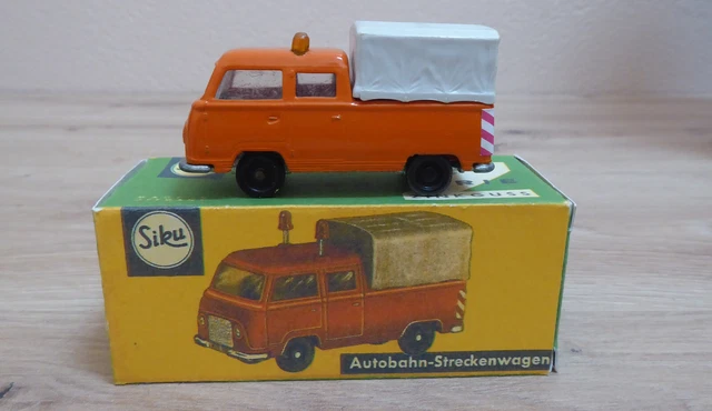 Miniature SIKU V251 – Ford Taunus Transit Pick-Up Gris – En Boîte – Occasion