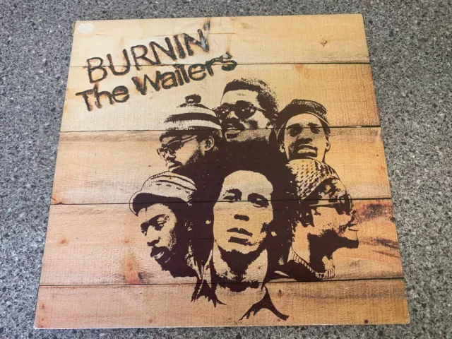 The Wailers Bob Marley Burnin Rare Original 1973 UK LP