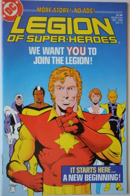 Legion of Super-Heroes #17 December 1985 VF/NM DC Comics