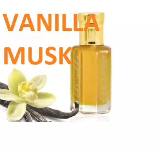 Vanille Musc Longue Durée Huile de Parfum Roll-On (5 ml) NOUVEAU PACK 2