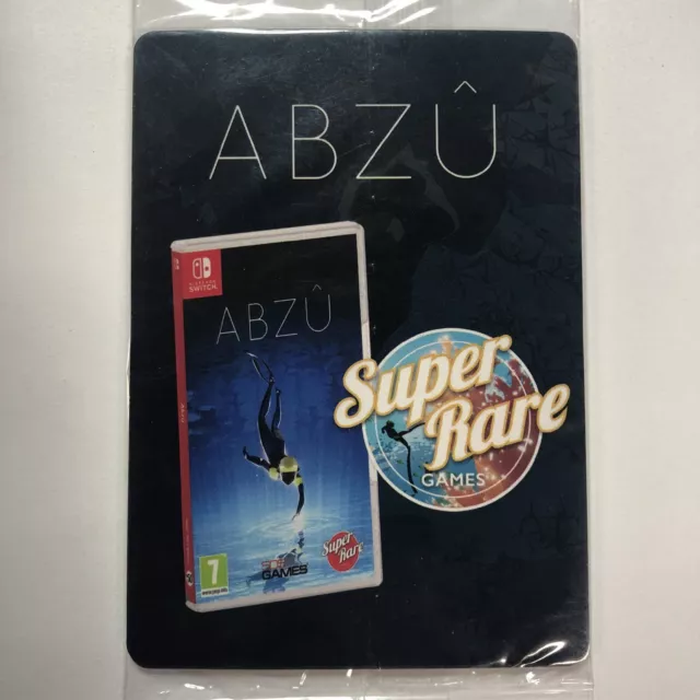 Abzu Video Game Sealed 4 Trading Card Pack Super Rare Games SRG Exclusive