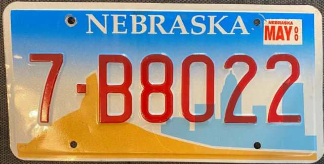 *NEBRASKA* USA / US / Amerika / Kennzeichen / Nummernschild / License Plate