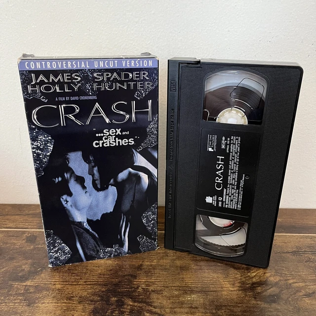 CRASH (VHS, 1997, Uncut) James Spader, Holly Hunter Horror Car Crash