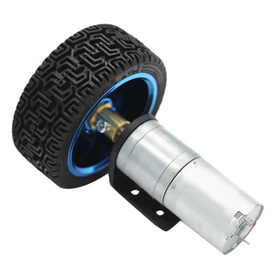 280RPM MagiDeal Motoriduttore Elettrico A Ruota 25GA370 6V In Alluminio 